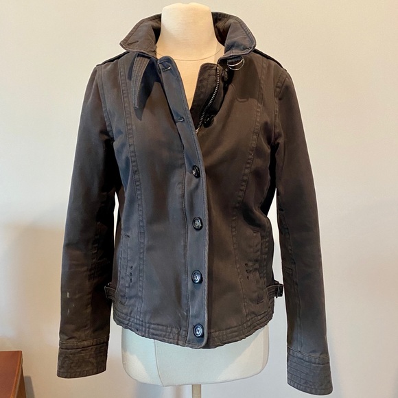 RARE "Ruehl 925" Hand Painted Vintage Field Jacket - Picture 3 of 11